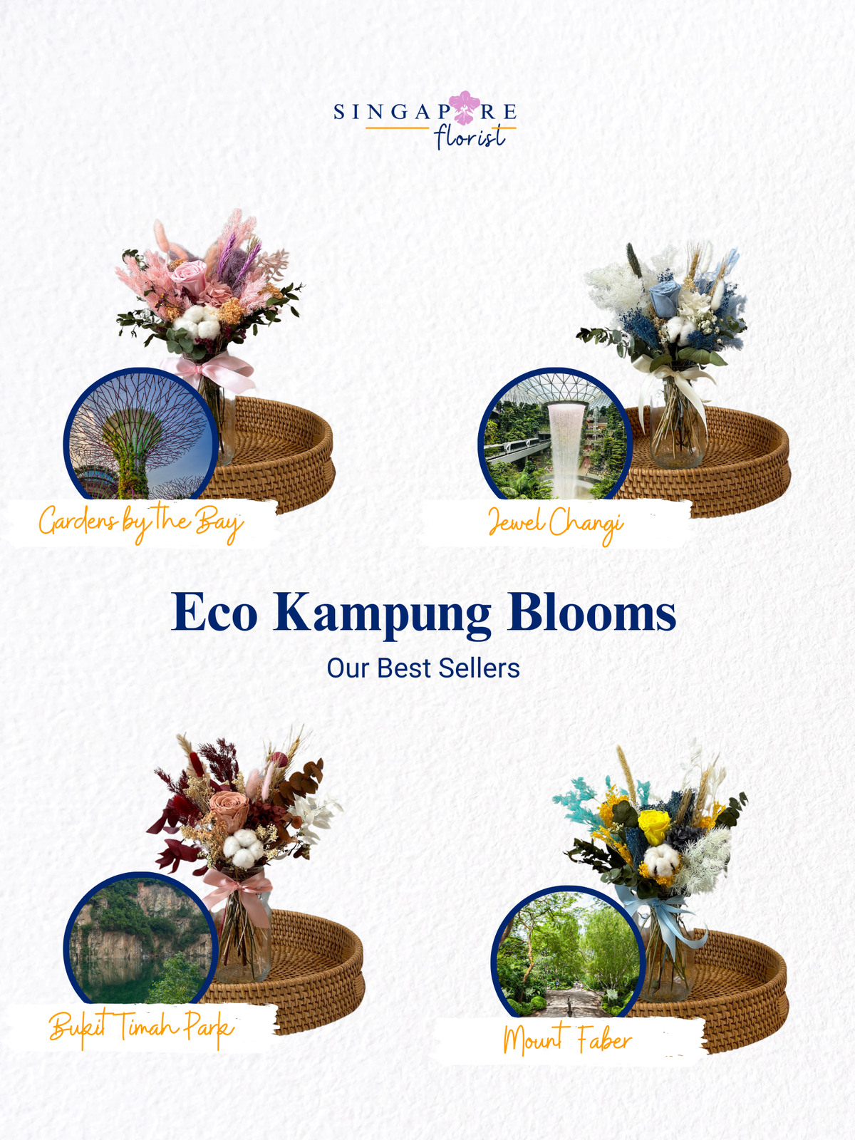 Eco Kampung Dried Blooms Vase