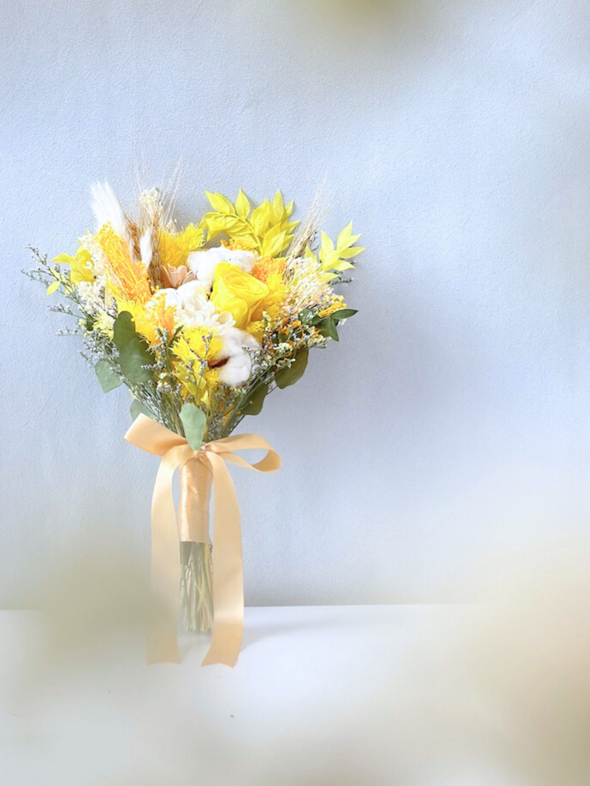 Breezy Bayfront Frontal Bridal Bouquet (Yellow)