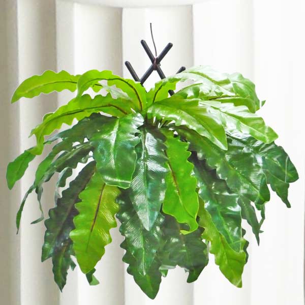 Artificial Bird&#39;s Nest Fern About 38cm Height