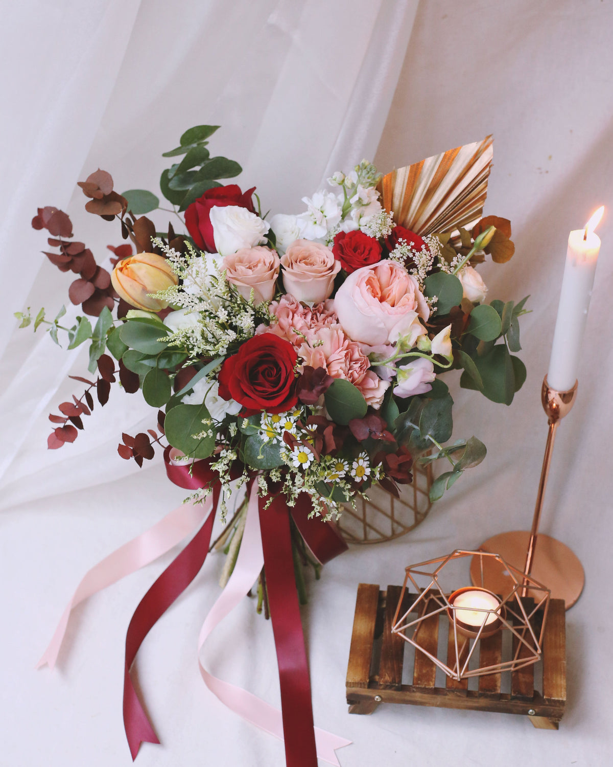 Peranakan Promenade Frontal Bridal Bouquet