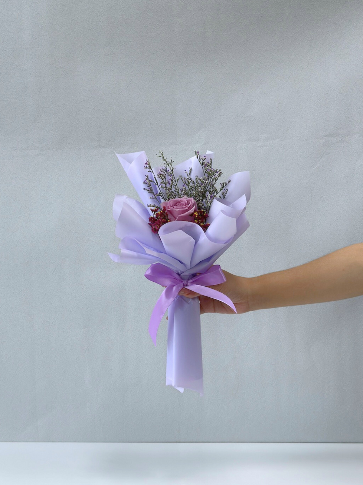 Single Rosy Raffles (Purple)