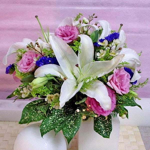 Casablanca Lilies &amp; Eustoma Pink Bouquet