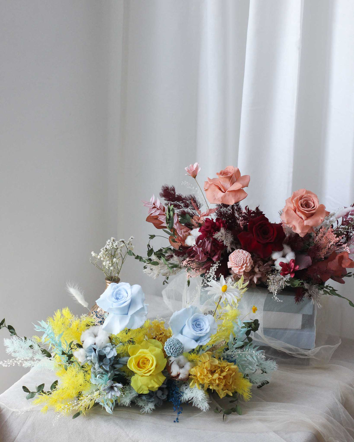 Preserved and Dried Table Centrepiece - Summer