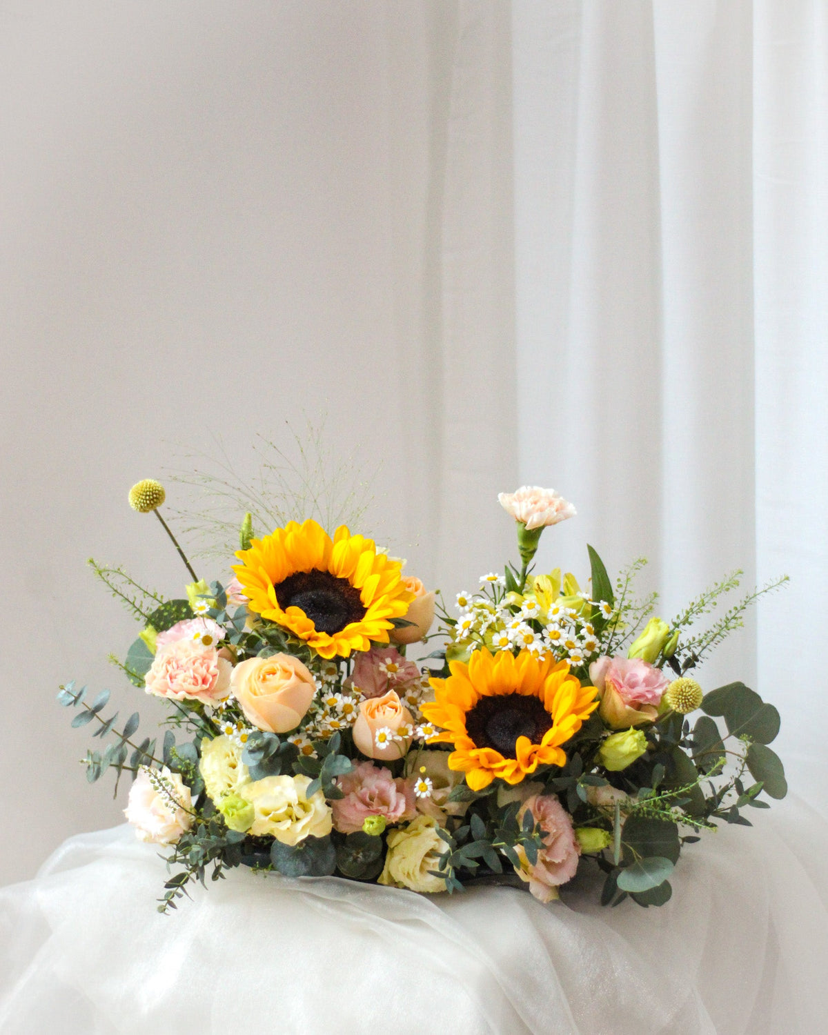 Wedding Table Centrepiece Frontal - Cheery