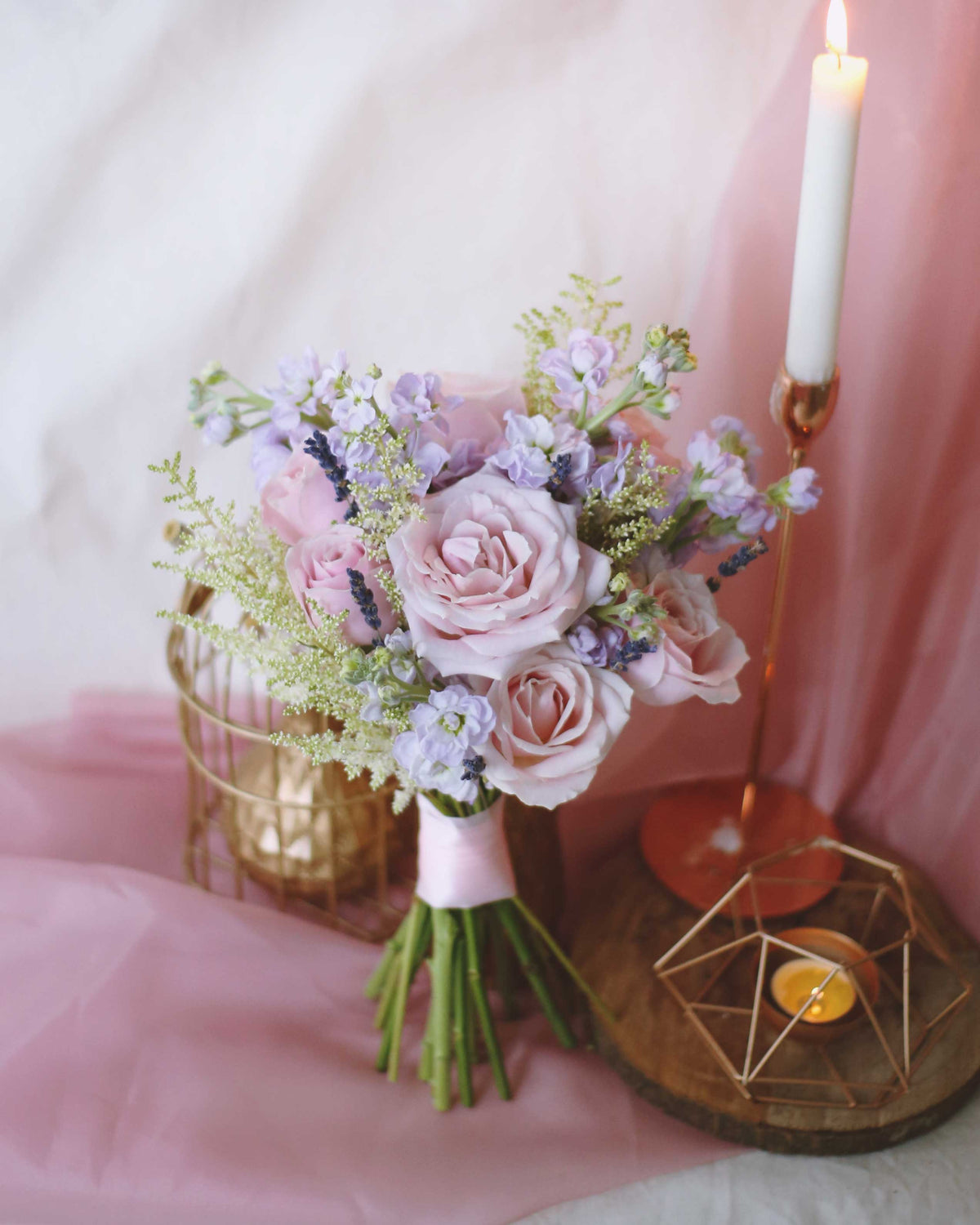 Korean Style Roses Bridal Bouquet