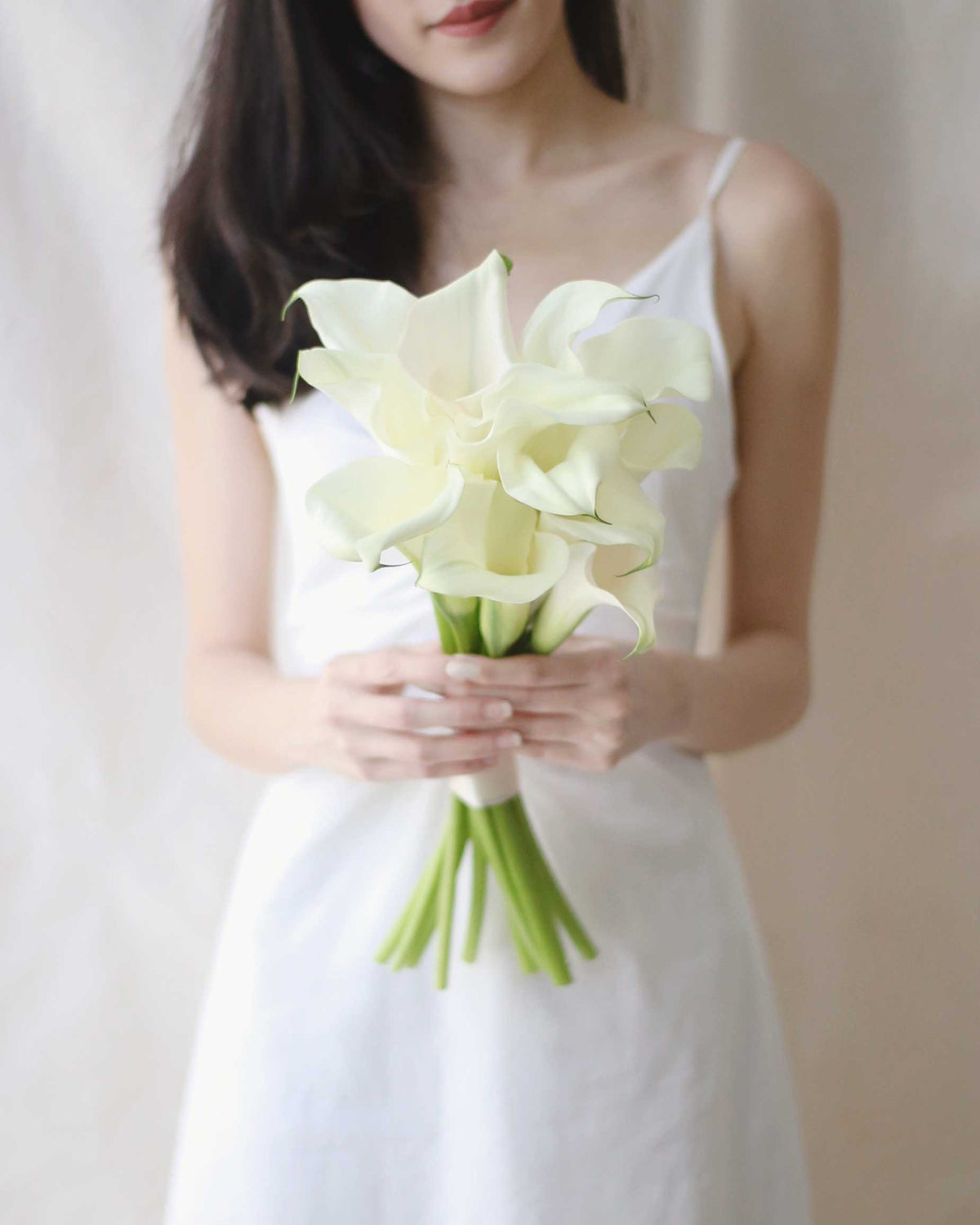 Pure Calla Lilies Bridal Bouquet